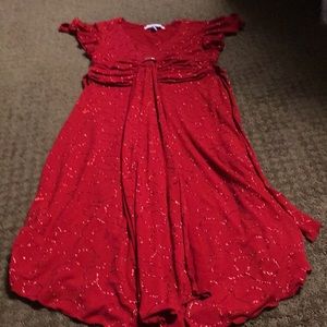 Speechless dress size 10 Girls red sparkly, great for holiday Valentine Day EUC